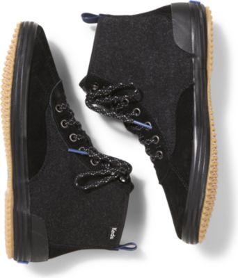 Keds Scout Suede Wool Black/black, Size 7m Women Inchess Shoes
