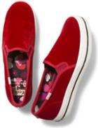 Keds X Kate Kpade New York Triple Decker Velvet Redvelvet, Size 8.5m Women Inchess Shoes
