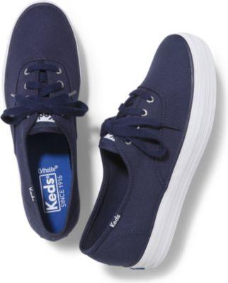 Keds Triple Peacoat Navy, Size 5m Women Inchess Shoes
