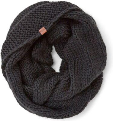 Keds Metallic Knit Infinity Scarf Charcoal, Size One Size Women Inchess Shoes