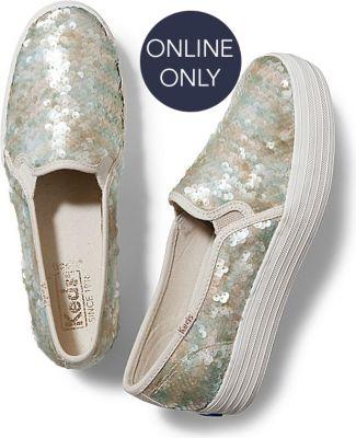 Keds Triple Decker Mermaid Sequin Seafoam Green, Size 5.5m Women Inchess Shoes