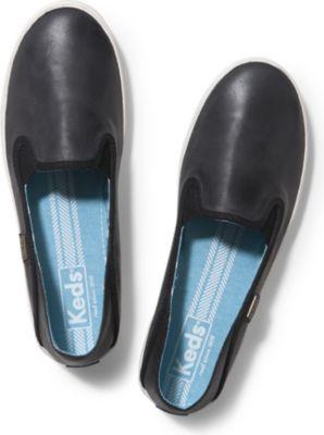 Keds Crashback Leather Black, Size 5m Women Inchess Shoes