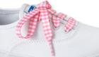 Keds Gingham Shoe Laces Pink/whitegingham, Size One Size