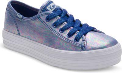 Keds Triple Sneaker Blue Iridescent, Size M Keds Shoes