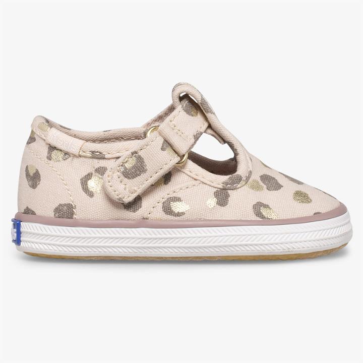 Keds Champion Lace Toe Cap Tstrap Leopard, Size 2m Keds Shoes