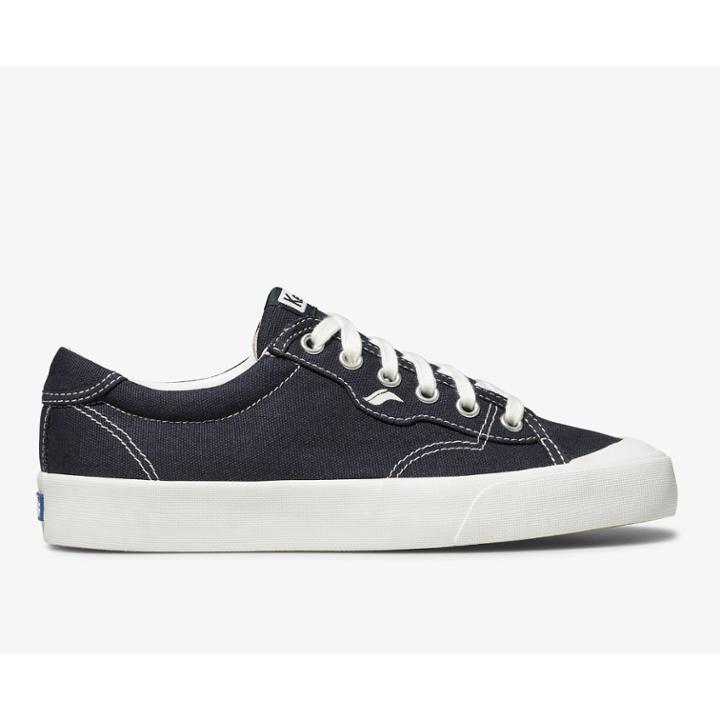 Keds Crew Kick 75 Canvas Navy, Size 6.5m Women Inchess Shoes