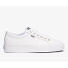 Keds Jump Kick Duo Leather White, Size 6.5m Women Inchess Shoes
