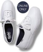 Keds Triple Tumbled Leather White, Size 5.5m Women Inchess Shoes