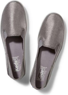 Keds Crashback Lurex Gunmetal, Size 5m Women Inchess Shoes