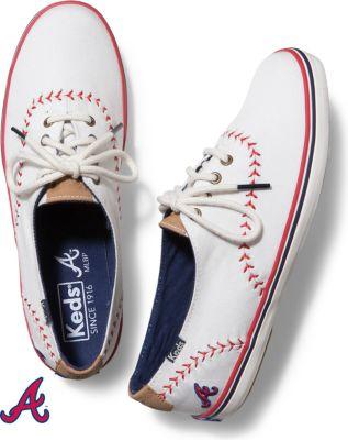 Keds Champion Mlb&reg; Pennant Atlanta Braves, Size 6.5m Women Inchess Shoes