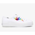 Keds Triple Kick Rainbow Wave White Multi, Size 11m Women Inchess Shoes