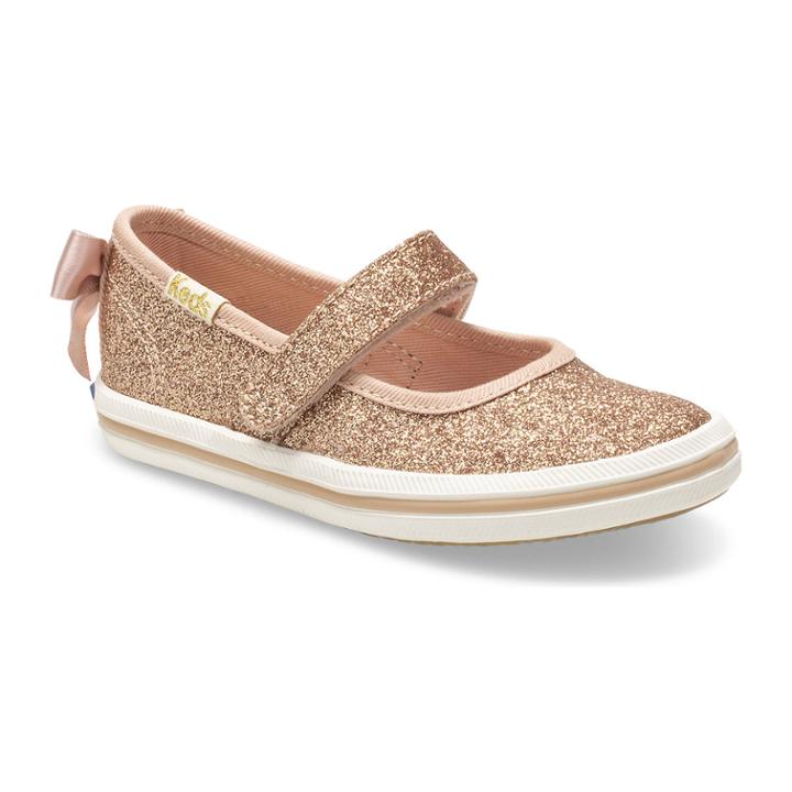 Keds X Kate Spade New York Sloane Mj Glitter Sneaker Rose Gold, Size 9.5m Keds Shoes