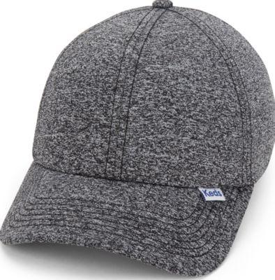 Keds Heathered Baseball Cap Black, Size One Size Women Inchess Shoes