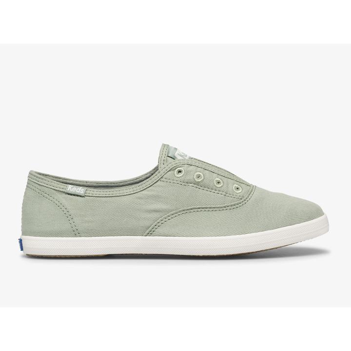 Keds Chillax Washable Feat. Organic Twill Jade, Size 7m Women Inchess Shoes