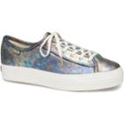 Keds Triple Kick Oil Slick Leather Navy Multi, Size 7m Women Inchess Shoes