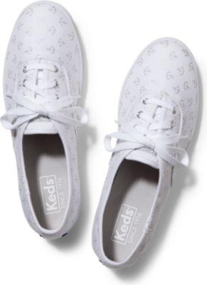 Keds Champion Anchors Men Inchess Whitemetallic, Size 5m Women Inchess Shoes