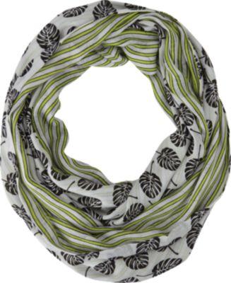 Keds Reversible Infinity Scarf Lime Stripe Fern