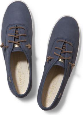 Keds Champion Washed Leather Navy