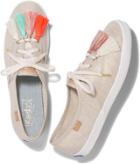 Keds Champion Tassel Natural Gold, Size 5m Women Inchess Shoes