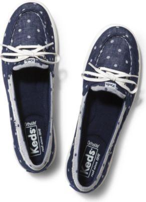 Keds Glimmer Navydotlinen, Size 6.5m Women Inchess Shoes