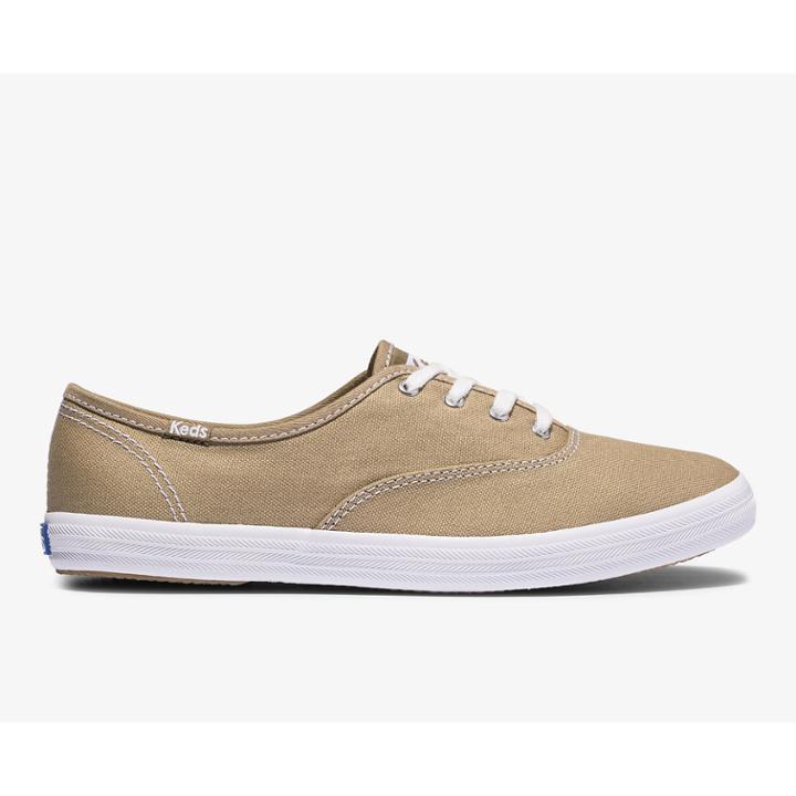 Keds Champion Seasonal Organic Cotton Canvas Elmwood, Size 6m Women Inchess Shoes