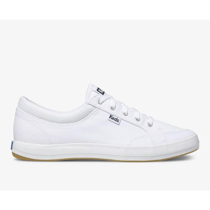Keds Center White Twill, Size 6m Women Inchess Shoes