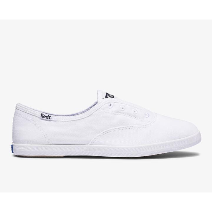 Keds Chillax Basics Feat. Organic Cotton White, Size 8.5m Women Inchess Shoes
