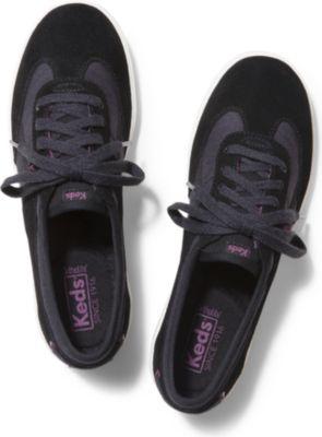 Keds Craze T-toe Suede Black, Size 5m Women Inchess Shoes