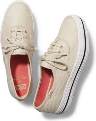 Keds X Kate Kpade New York Triple Raffia Natural, Size 5m Women Inchess Shoes