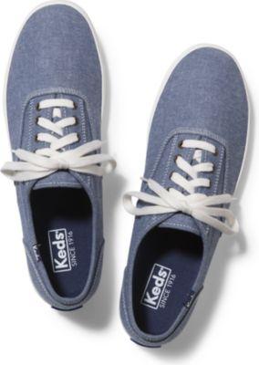 Keds Men Inchess Champion Spring Navy Chambray, Size 8m Men Inchess Shoes