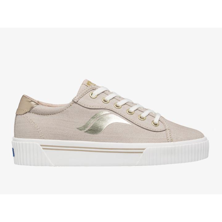 Keds Crew Kick Alto Soft Twill Tan, Size 6.5m Women Inchess Shoes