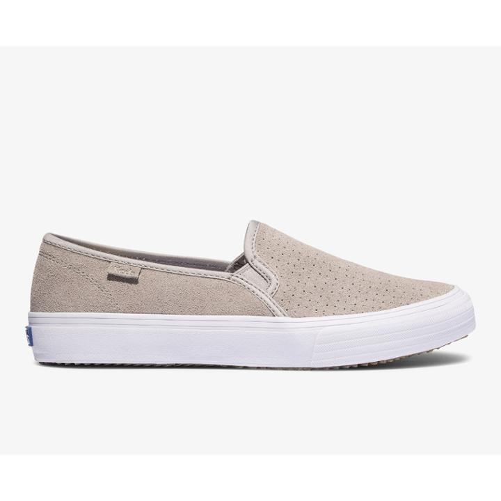 Keds Double Decker Suede Gray, Size 9m Women Inchess Shoes