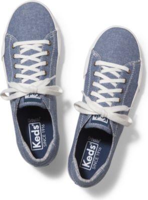 Keds Lex Dark Blue Chambray, Size 5m Women Inchess Shoes