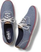 Keds Champion Pennant Blue Chambray, Size 5m Women Inchess Shoes