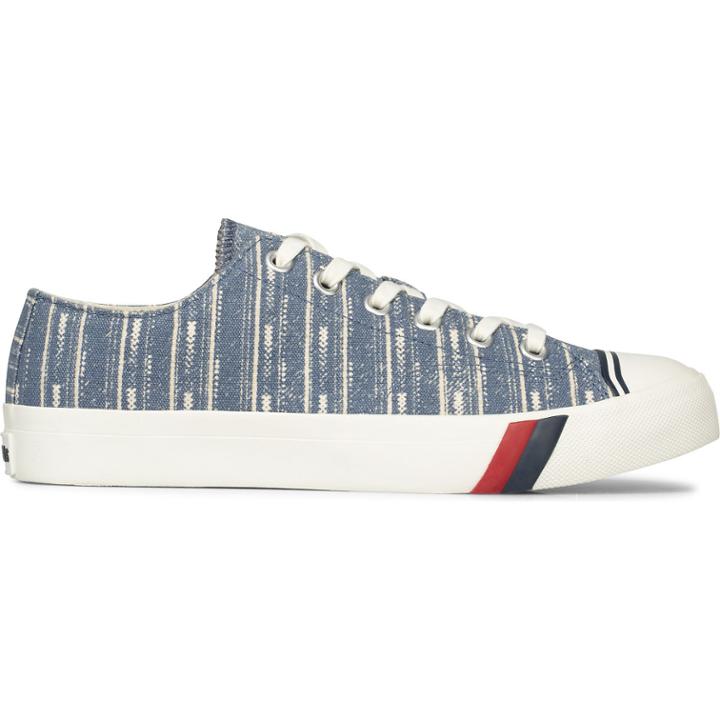 Pro-keds Unisex Royal Lo Woven Stripe Indigo, Size 5.5m Men Inchess Shoes