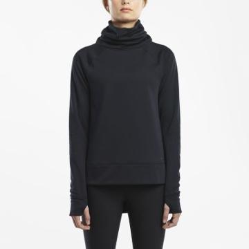 Keds Funnel Neck Sweatshirt Black, Size 1x Women Inchess Shoes