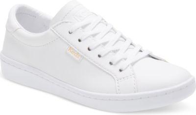 Keds Ace Sneaker White Leather, Size M Keds Shoes