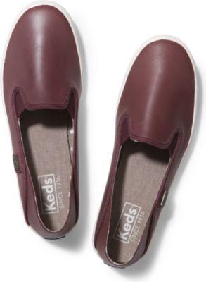 Keds Crashback Leather Burgundy, Size 5m Women Inchess Shoes