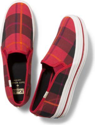 Keds X Kate Kpade New York Triple Decker Redplaid, Size 7m Women Inchess Shoes