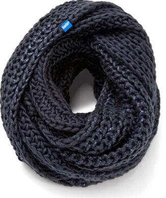 Keds Metallic Knit Infinity Scarf Peacoat Navy