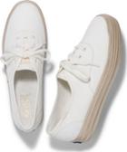 Keds Triple Shimmer White Gold, Size 5.5m Women Inchess Shoes