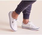 Keds Center Ii Canvas Stripe White, Size 9.5m Women Inchess Shoes