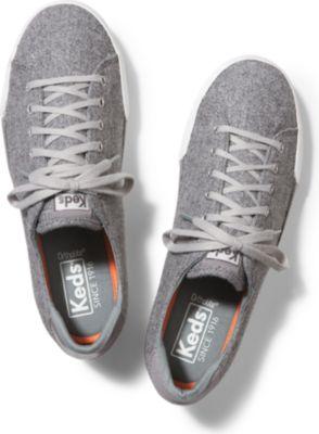 Keds Lex Wool Gray, Size 5m Women Inchess Shoes