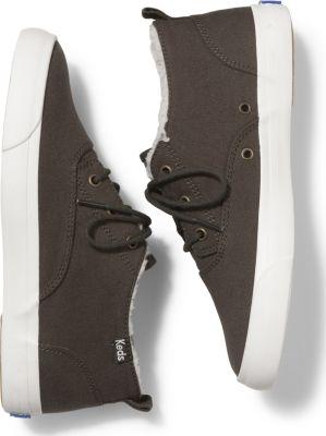 Keds Triumph Mid Brushed Canvas With Faux Shearling Forestgreen, Size 5m Women Inchess Shoes