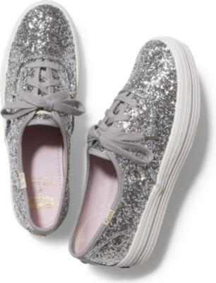Keds Kate Spade New York Champion Triple Glitter Silver Glitter
