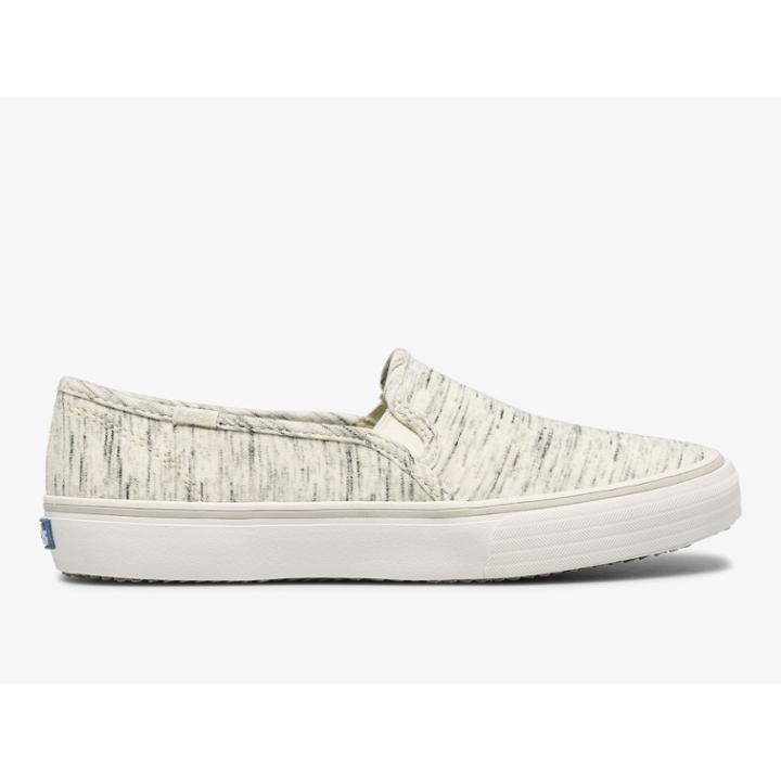 Keds Double Decker Speckle Jersey Cream, Size 8m Women Inchess Shoes