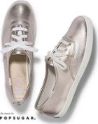 Keds X Kate Spade New York Champion Leather Metallic Rose Gold, Size 7m Women Inchess Shoes