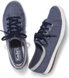 Keds Vollie Ii Chambray Navy, Size 5m Women Inchess Shoes