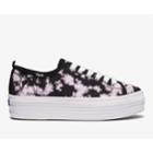 Keds Triple Up Tie Dye Feat. Organic Cotton Black Multi, Size 6.5m Women Inchess Shoes