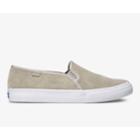 Keds Double Decker Perf Suede. Gray, Size 8m Women Inchess Shoes